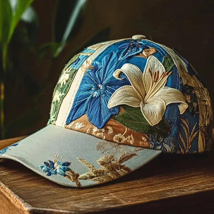 Virinia - Șapcă Cu Broderie Florală