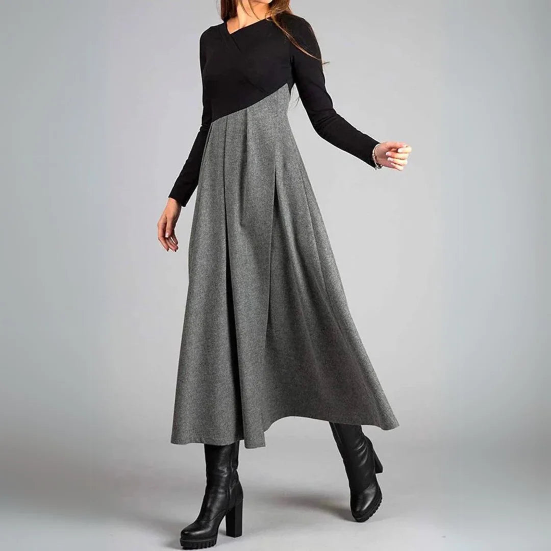 Anabel - Rochie Elegantă Cu Mânecă Lungă