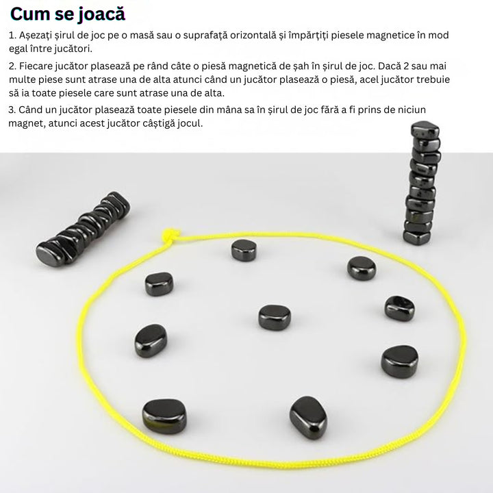 MindSpark - Set De șah Magnetic Joc Strategic Distractiv Pentru Copii și Familii
