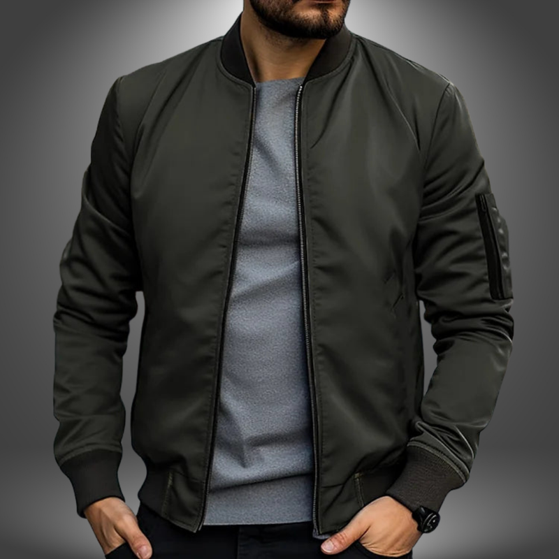 Jeffri - Jachetă Bomber Elegantă