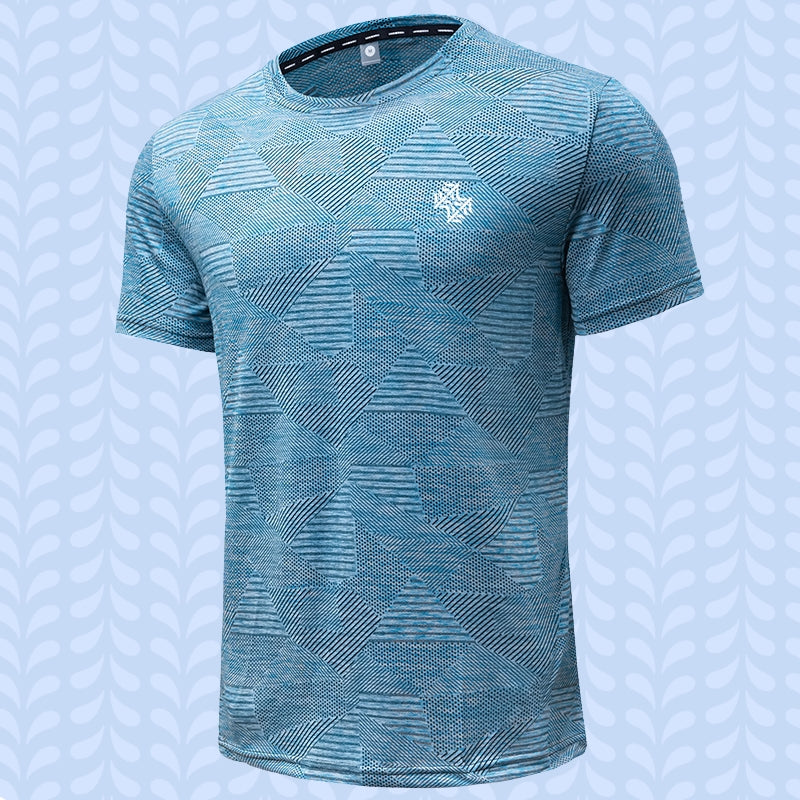 Artem - Tricou Casual Cu Mâneci Scurte și Guler Rotund