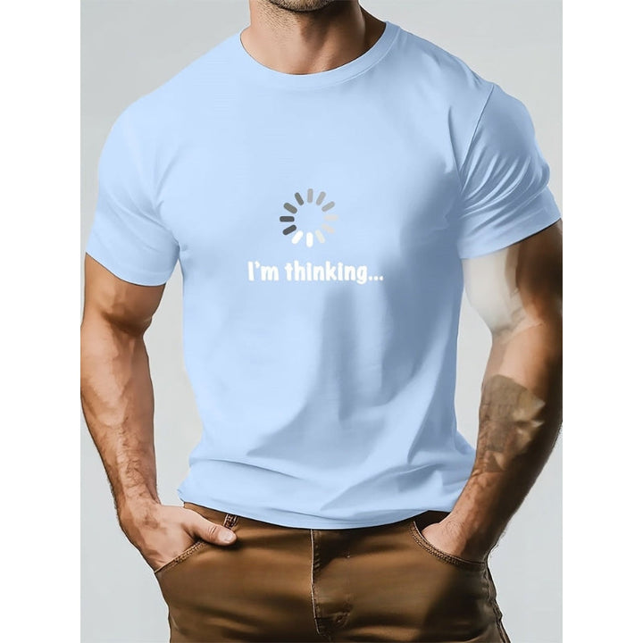 Think – Tricou Din Bumbac și Imprimeu