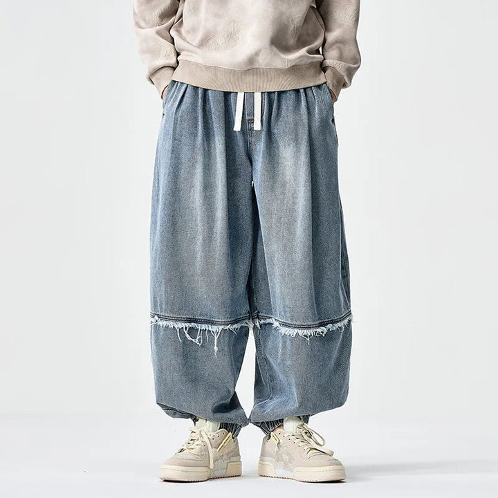 Brennan – Pantaloni De Jogging Din Denim Cu Croi Larg și Stilat