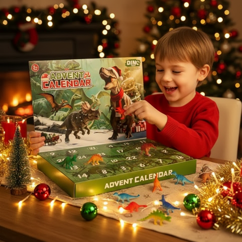 DinoFun - Calendarul Adventului de 24 de Zile Plin de Surprize