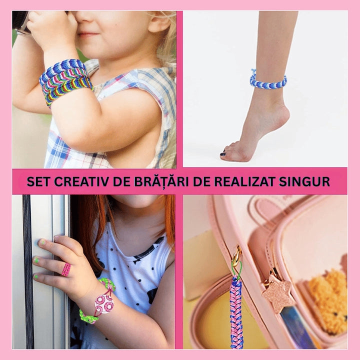 CharmCraft - Set Pentru împletit Manual Frânghii