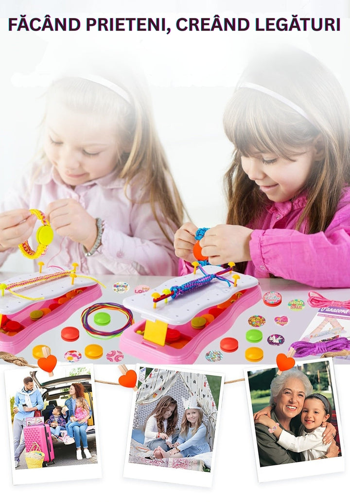 CharmCraft - Set Pentru împletit Manual Frânghii