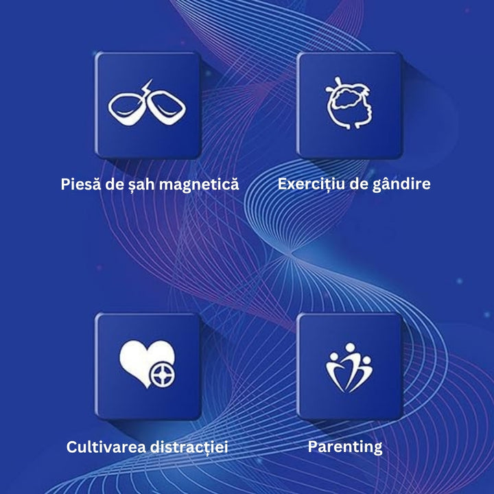 MagnoPlay - Set De Sah Magnetic Joc De Societate Pentru Distracție și învățare