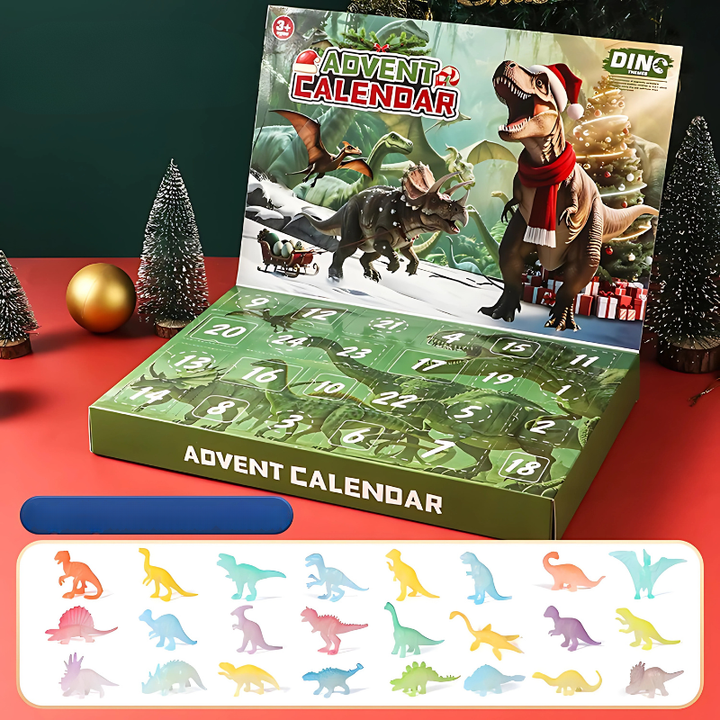 DinoFun - Calendarul Adventului de 24 de Zile Plin de Surprize