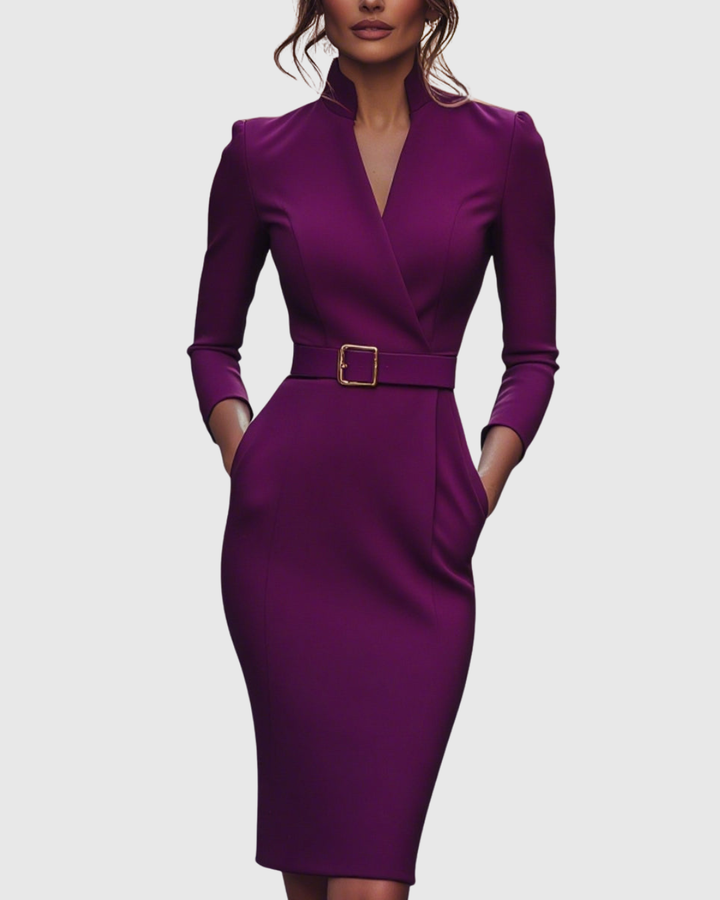 Meirav - Rochie Midi Elegantă