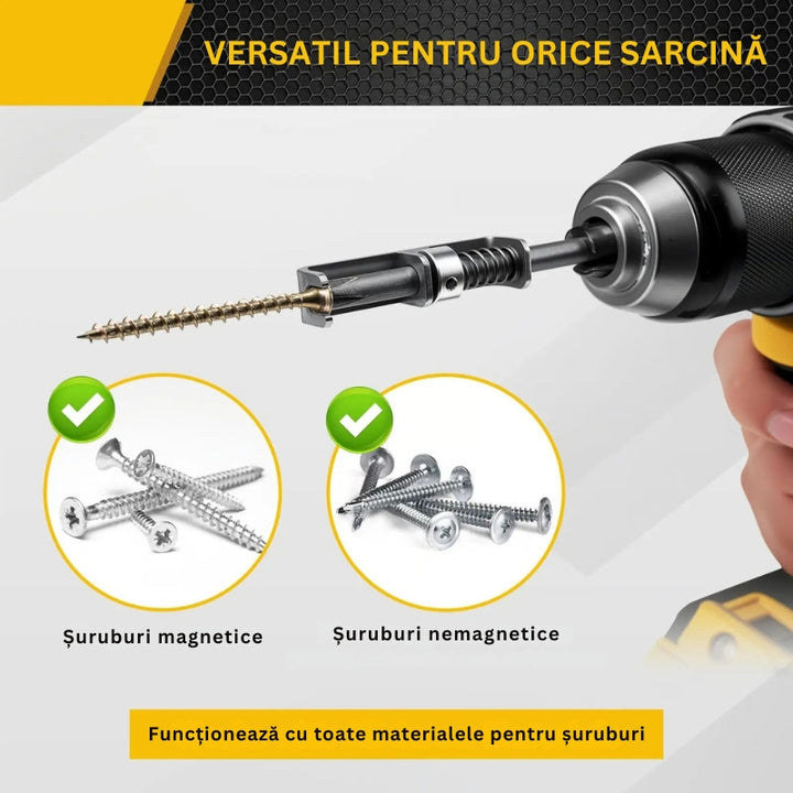 DrillMate - Suport Pentru șuruburi Cu Blocare Cu Arc