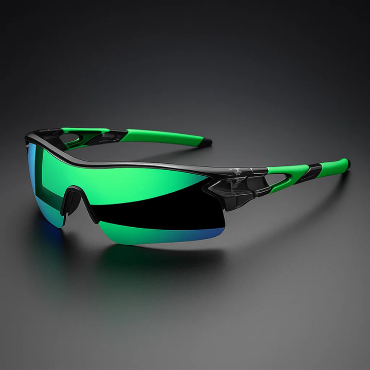 VeloShade – Ochelari de Soare Sportivi de Ciclism cu Lentile Oglindite și Ramă învelitoare