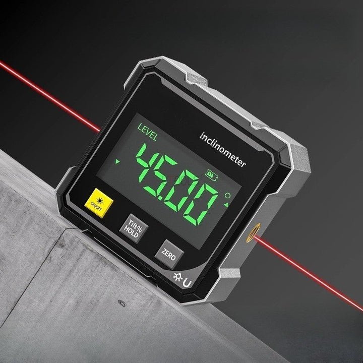 MagPro - 4 Laturi Magnetic Raportor Digitală Cu Laser