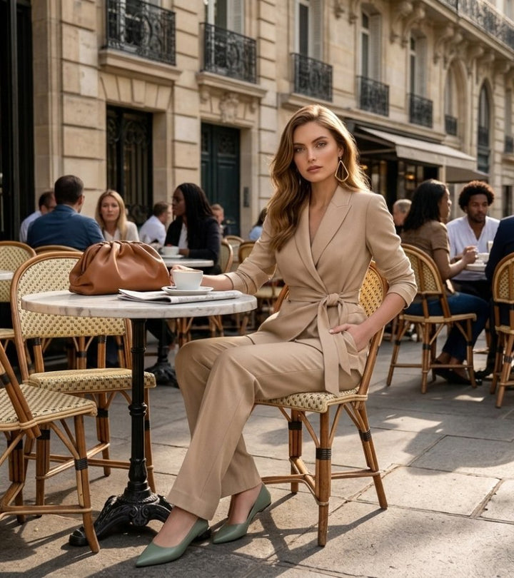 Asya - Costum Eleganță Casual Din Două Piese