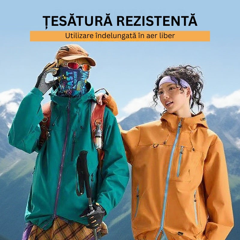 DriftEdge - Jachetă Impermeabilă Cu Fermoar Pentru Drumeții