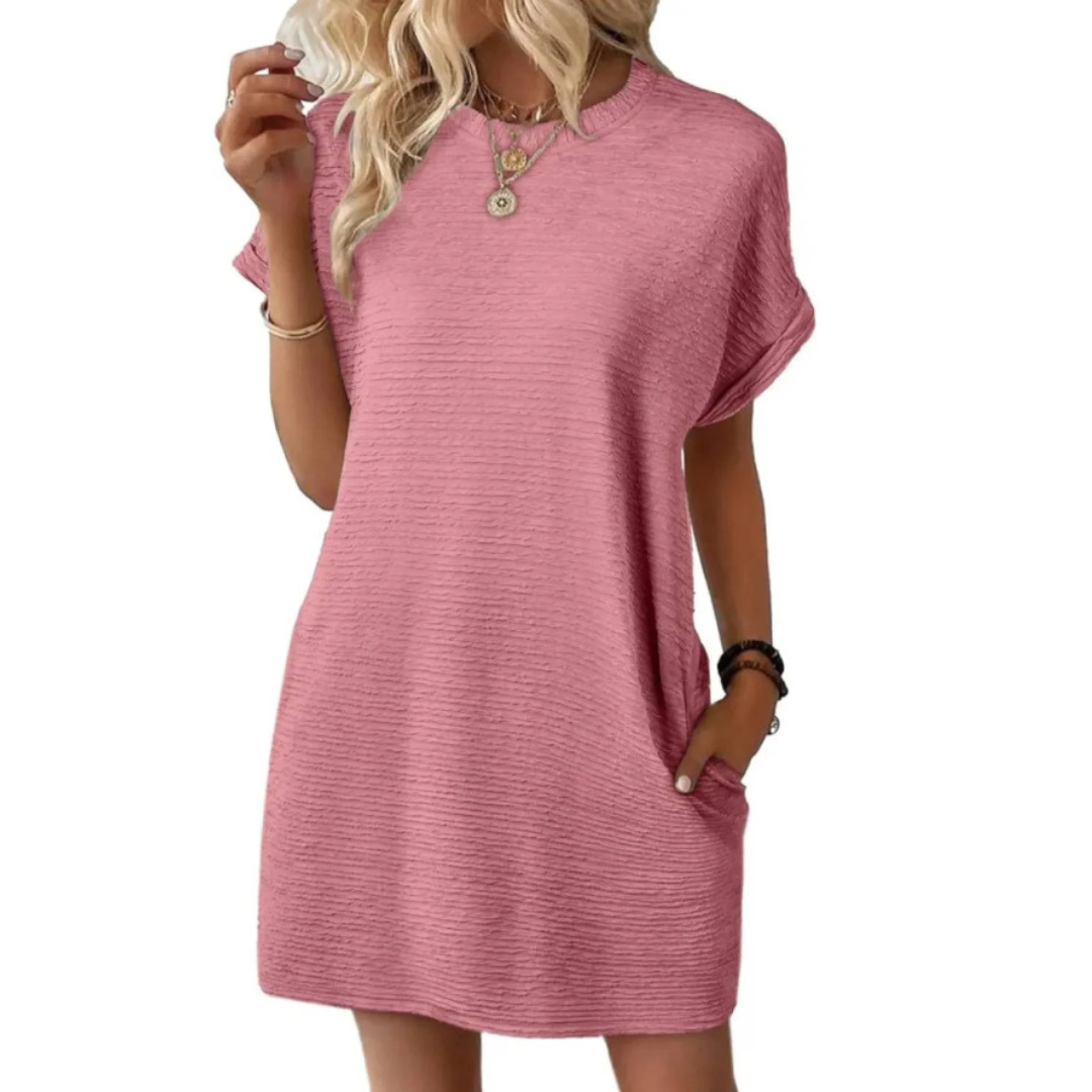 Elviaa - Rochie Mini Elegantă Cu Buzunar