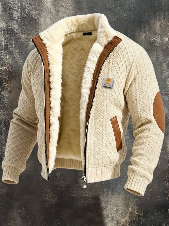 Claudio - Jachetă Tricotată Cu Textură Retro