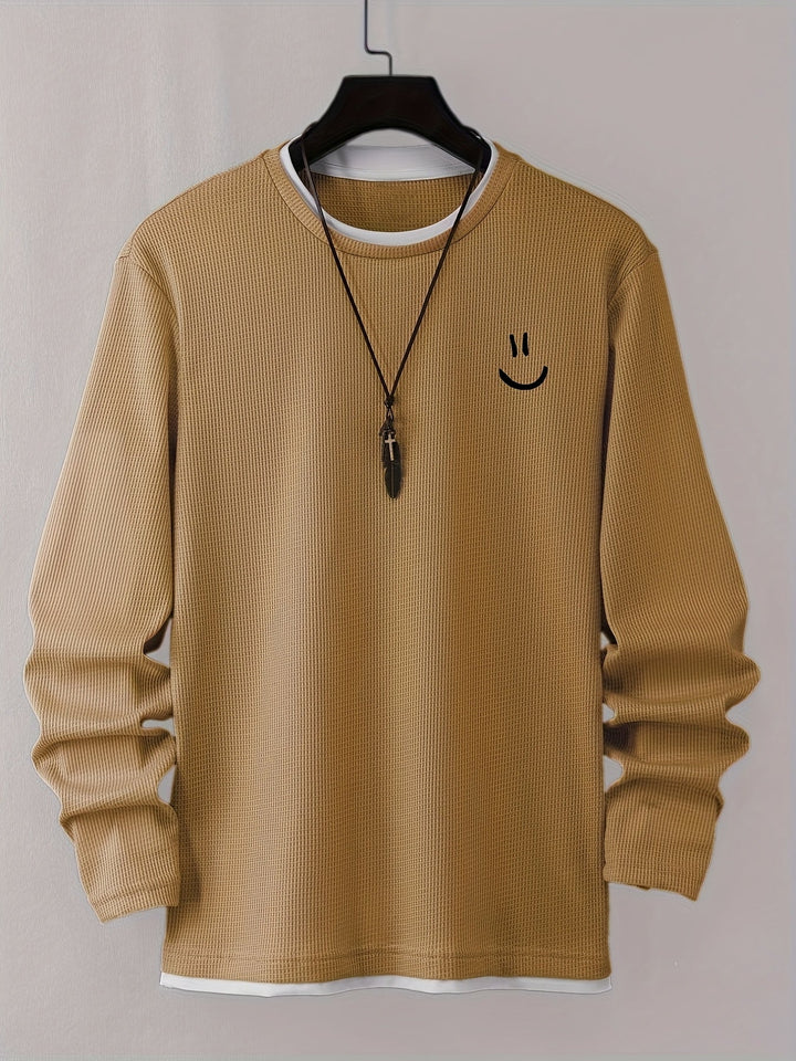 Desmond - Cămașă Cu Mâneci Lungi Si Imprimeu Cu Imprimeu cu față