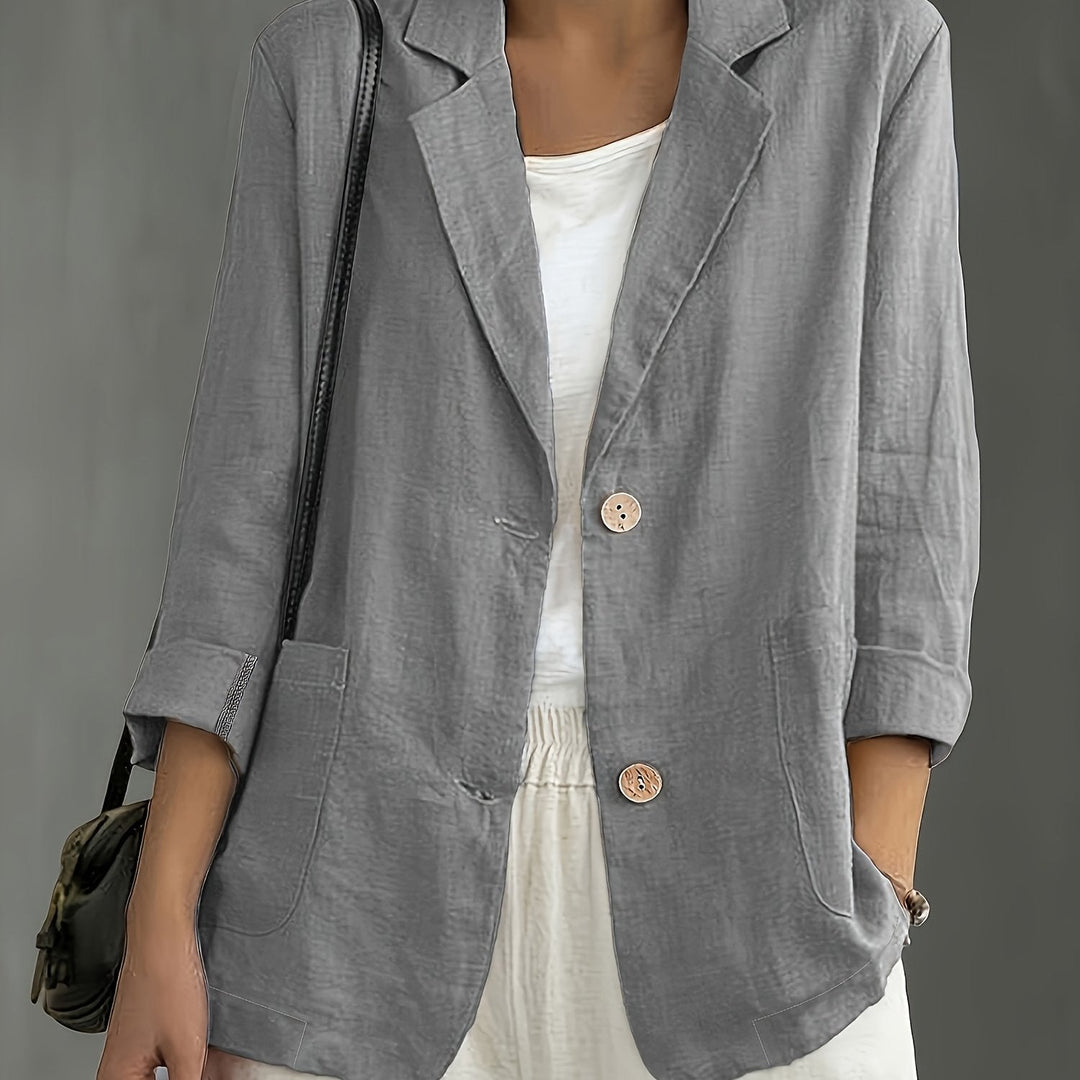 Jayde – Blazer Elegant Din Bumbac