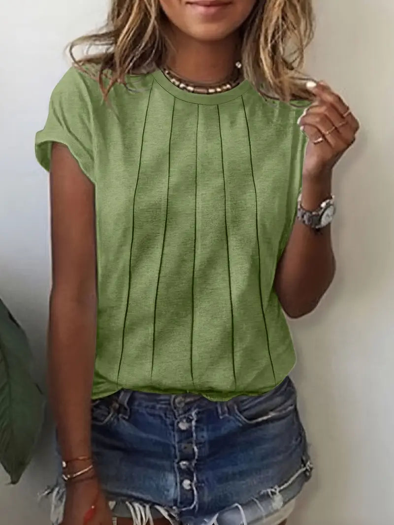 Vitaliya - Tricou Cu Mâneci Scurte Stil Cazual
