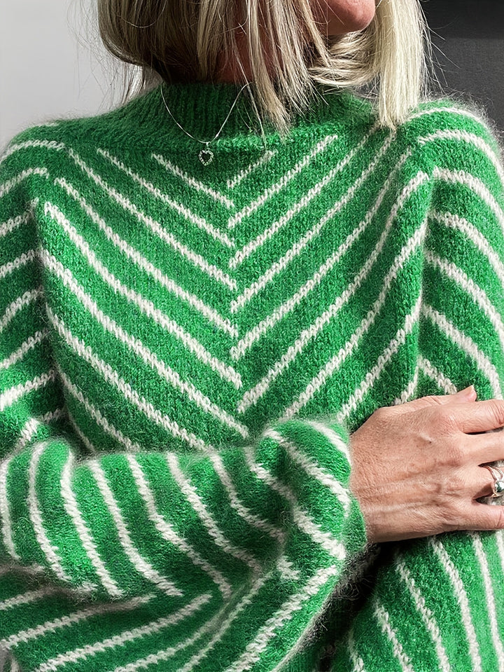 Klarysa - Pulover Casual Cu Mâneci Lungi Din Tricot