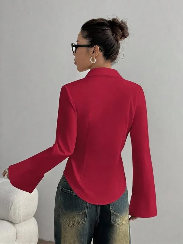 Ellera - Cămașă Casual Cu Mâneci Lungi Și Croială Slim Fit