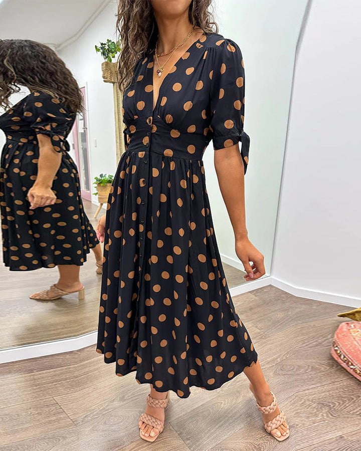 Janis - Rochie Elegantă Cu Decolteu In V