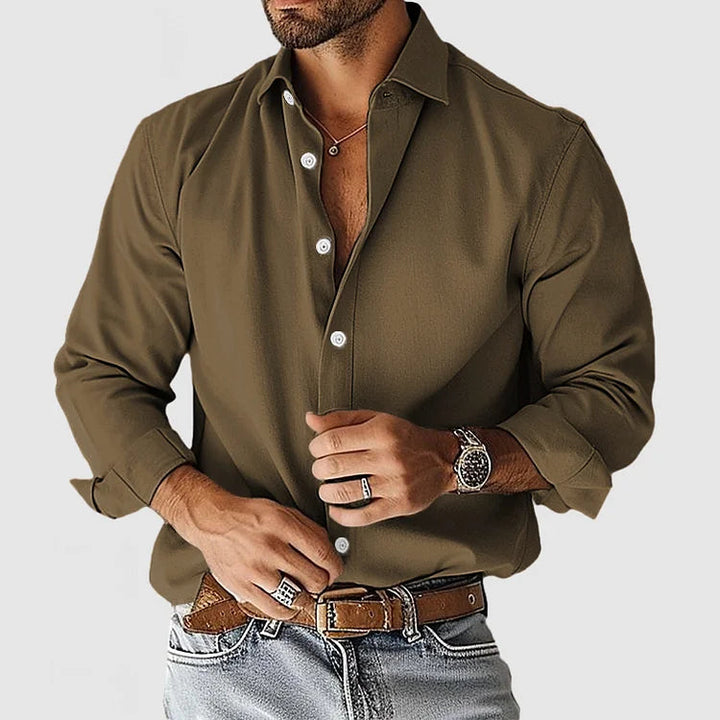 Truman - Cămașă Elegantă Cu Mâneci Lungi
