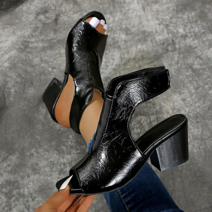 Thomis - Sandale Din Piele Antiderapante Cu Vârful Deschis