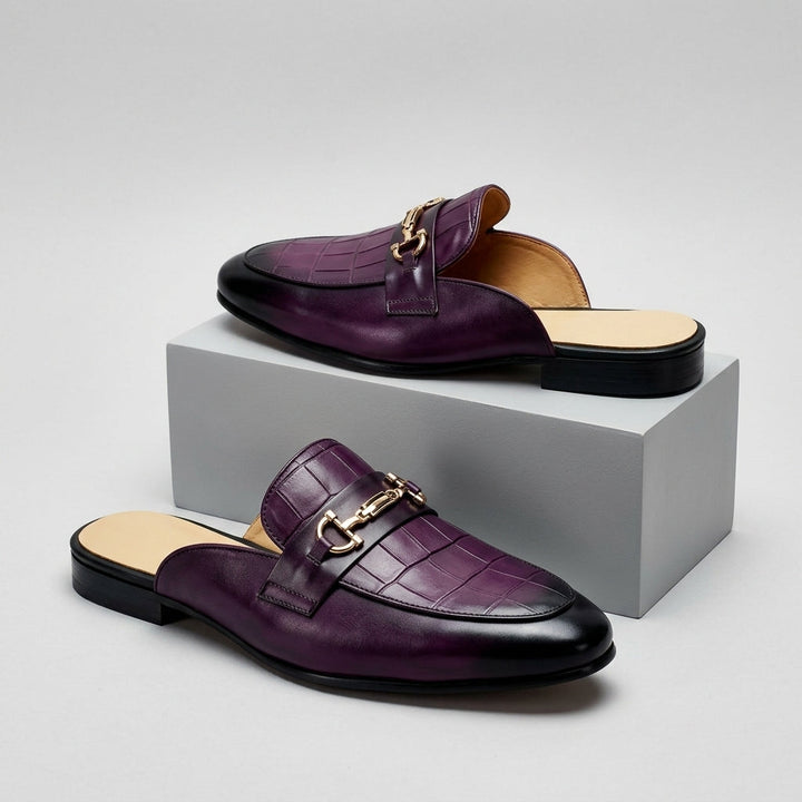 Idris – Pantofi Din Piele Cu Spatele Deschis