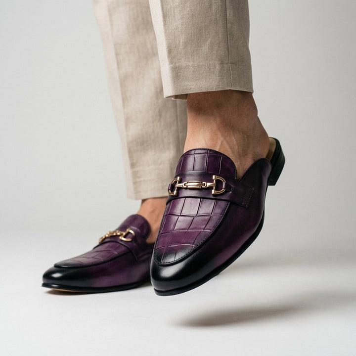 Idris – Pantofi Din Piele Cu Spatele Deschis