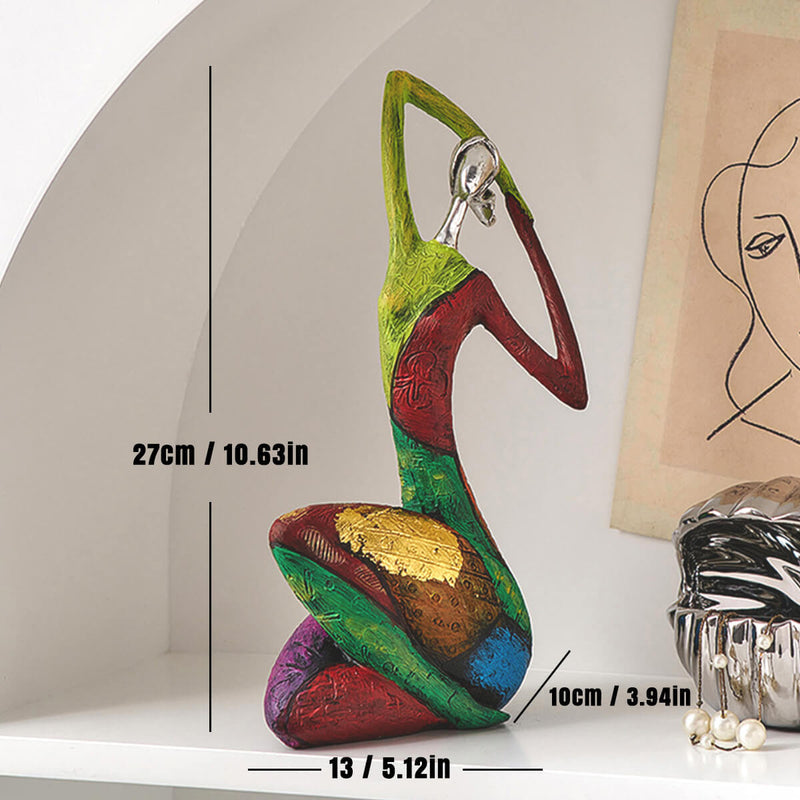 ArtMira - Statui Abstracte Colorate Reprezentând Femei