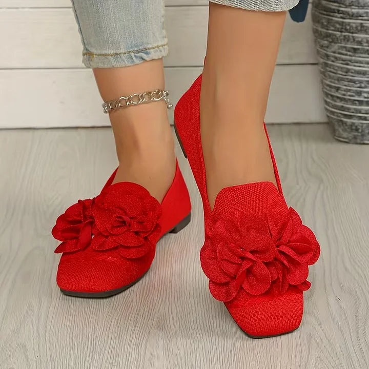 Catriona - Pantofi Cu Toc Plat Mary Jane Cu Imprimeu Floral