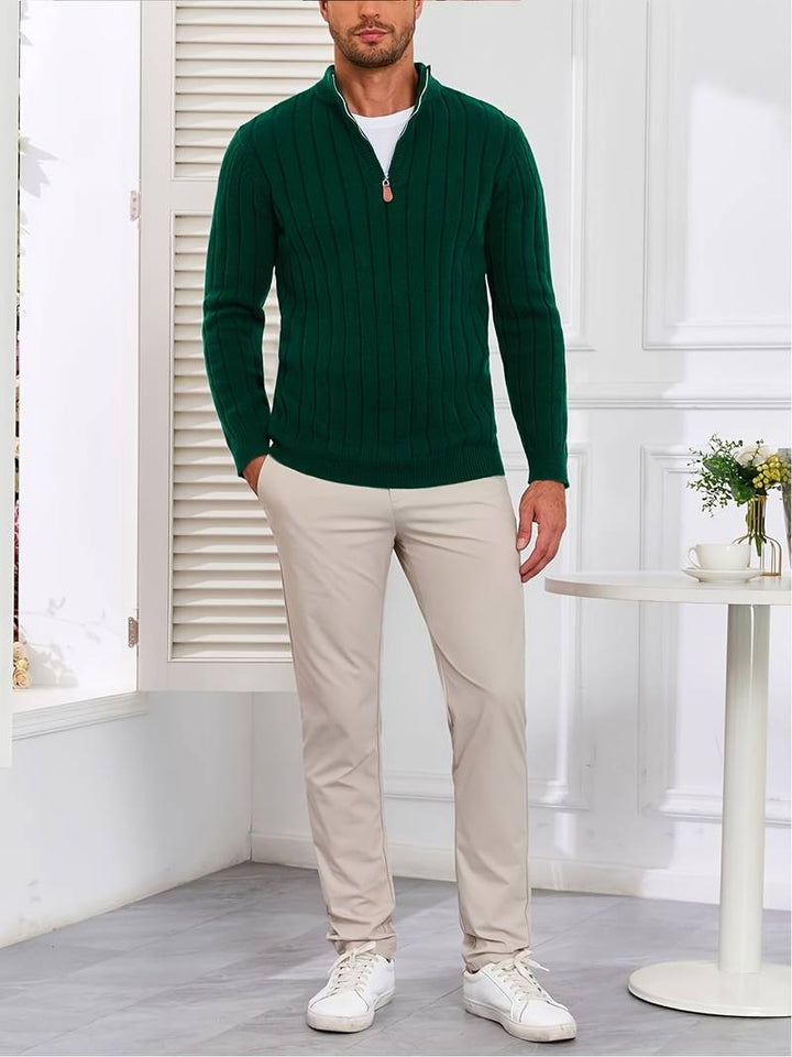Yedidya - Pulover Casual cu Mâneci Lungi Din Tricot