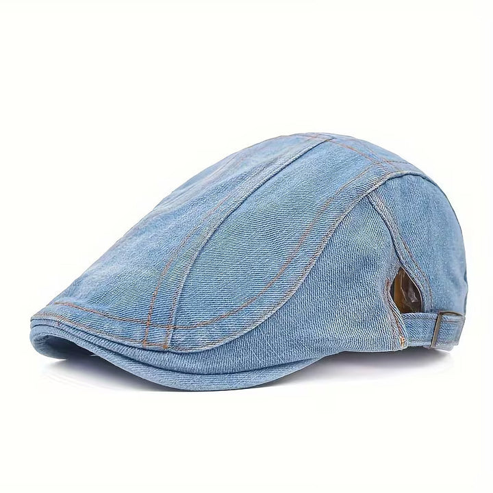 DenimCrown - Beretă Casual Din Denim, Unisex