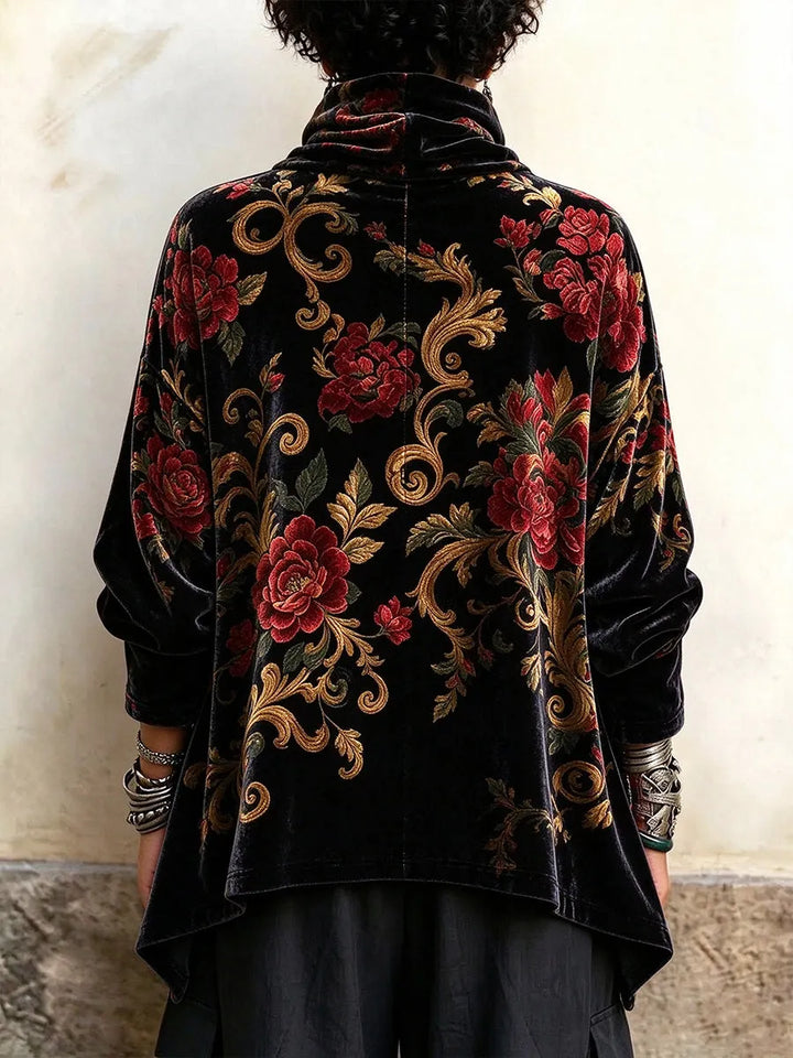 Analisa - Bluză Cu Imprimeu Floral Vintage