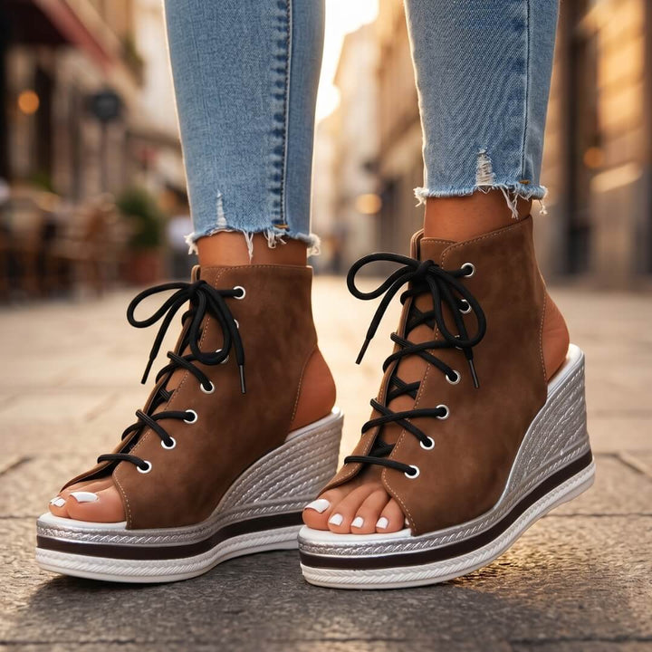 Kanya – Sandale Elegante cu Talpă înaltă