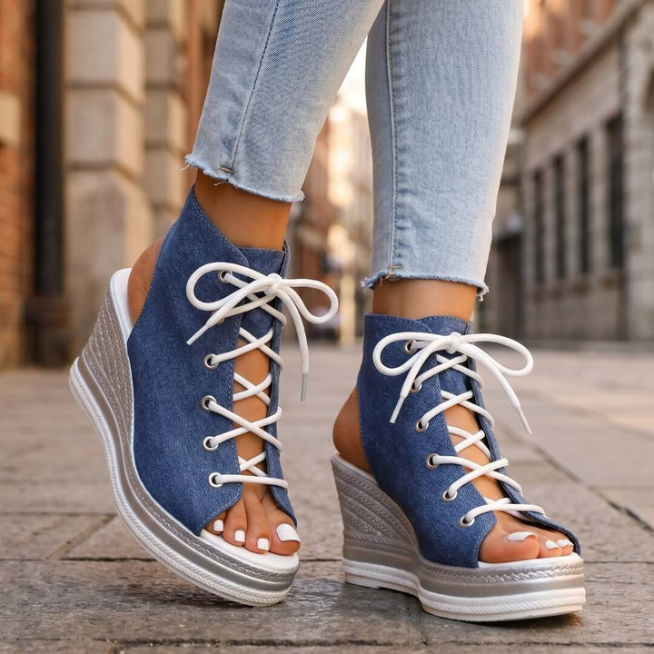 Kanya – Sandale Elegante cu Talpă înaltă
