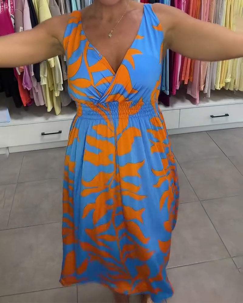 Kealia – Rochie Cu Imprimeu Floral Și Talie Smocată