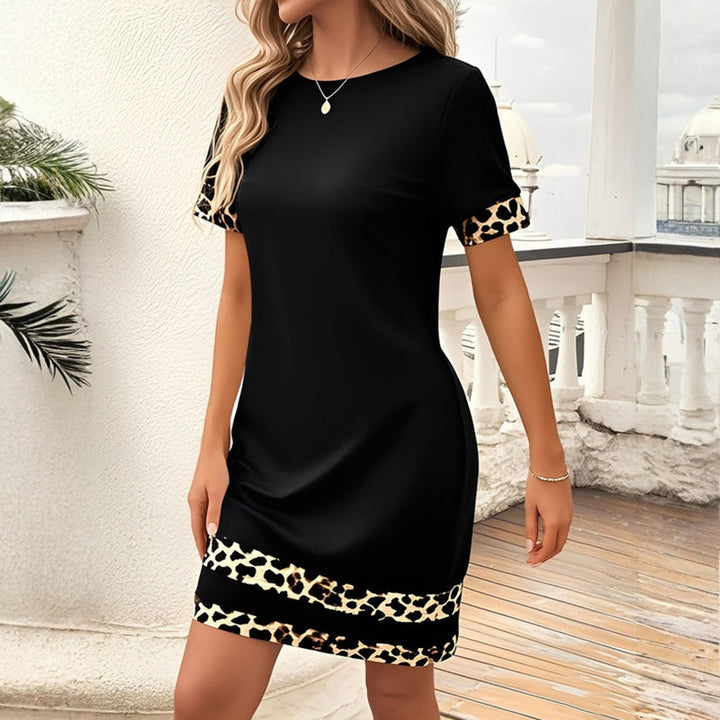 Leoza - Rochie Vintage Cu Imprimeu Leopard