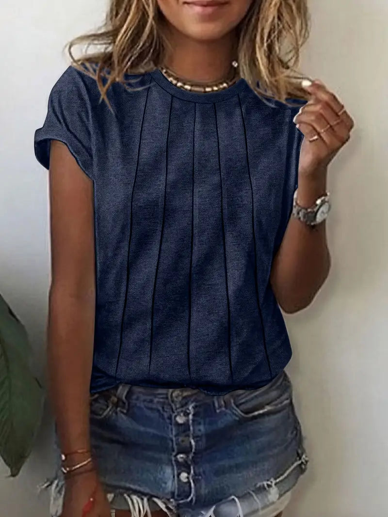 Vitaliya - Tricou Cu Mâneci Scurte Stil Cazual