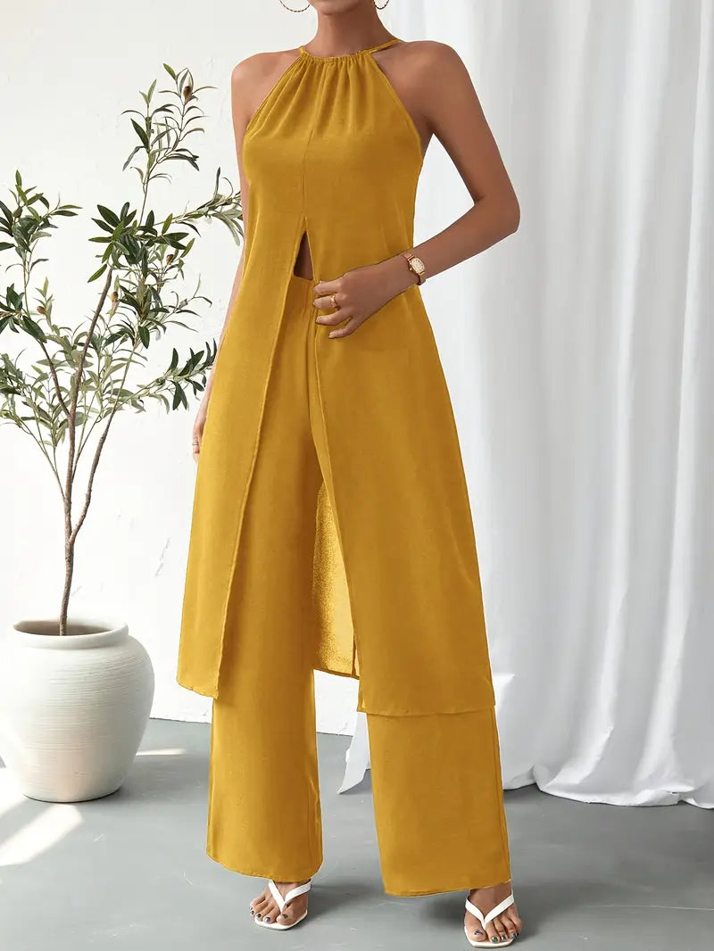 Eirini - Setează Elegante Din Două Piese Fără Mâneci