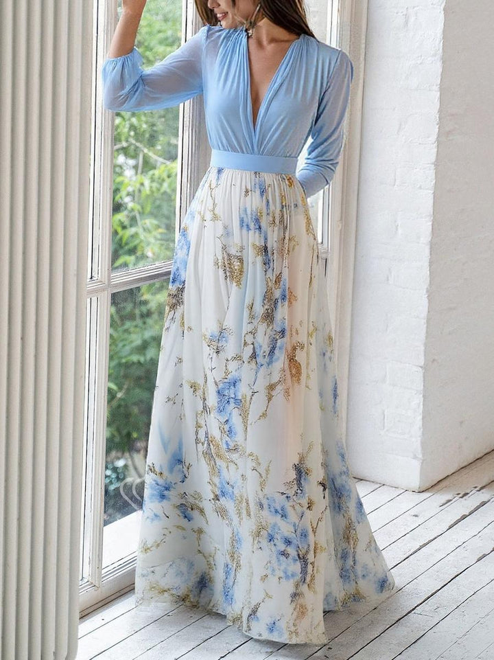 Jewel - Rochie Lungă Cu Imprimeu Floral