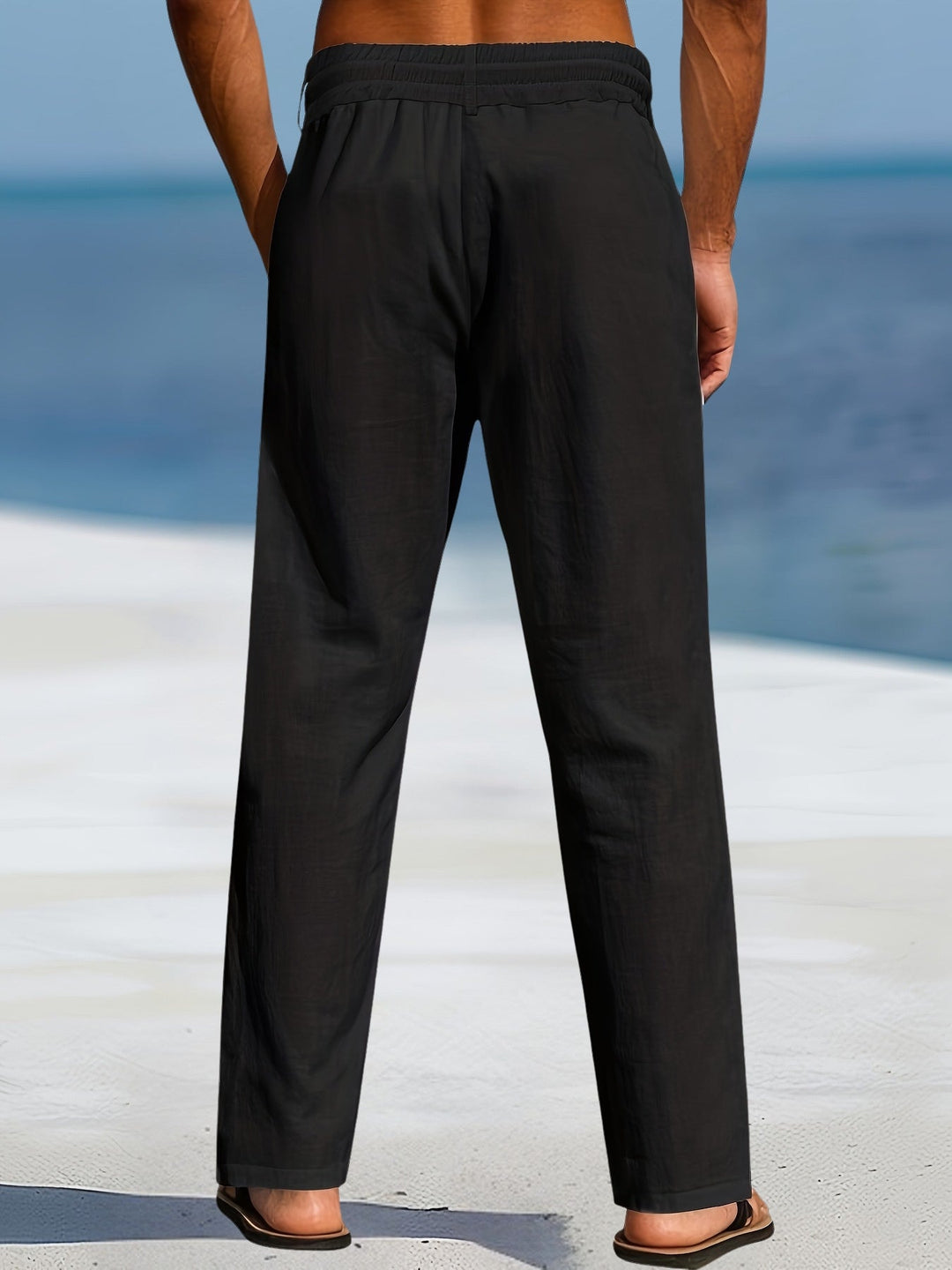 Aznar - Pantaloni Dezinvolt Din In Elastice