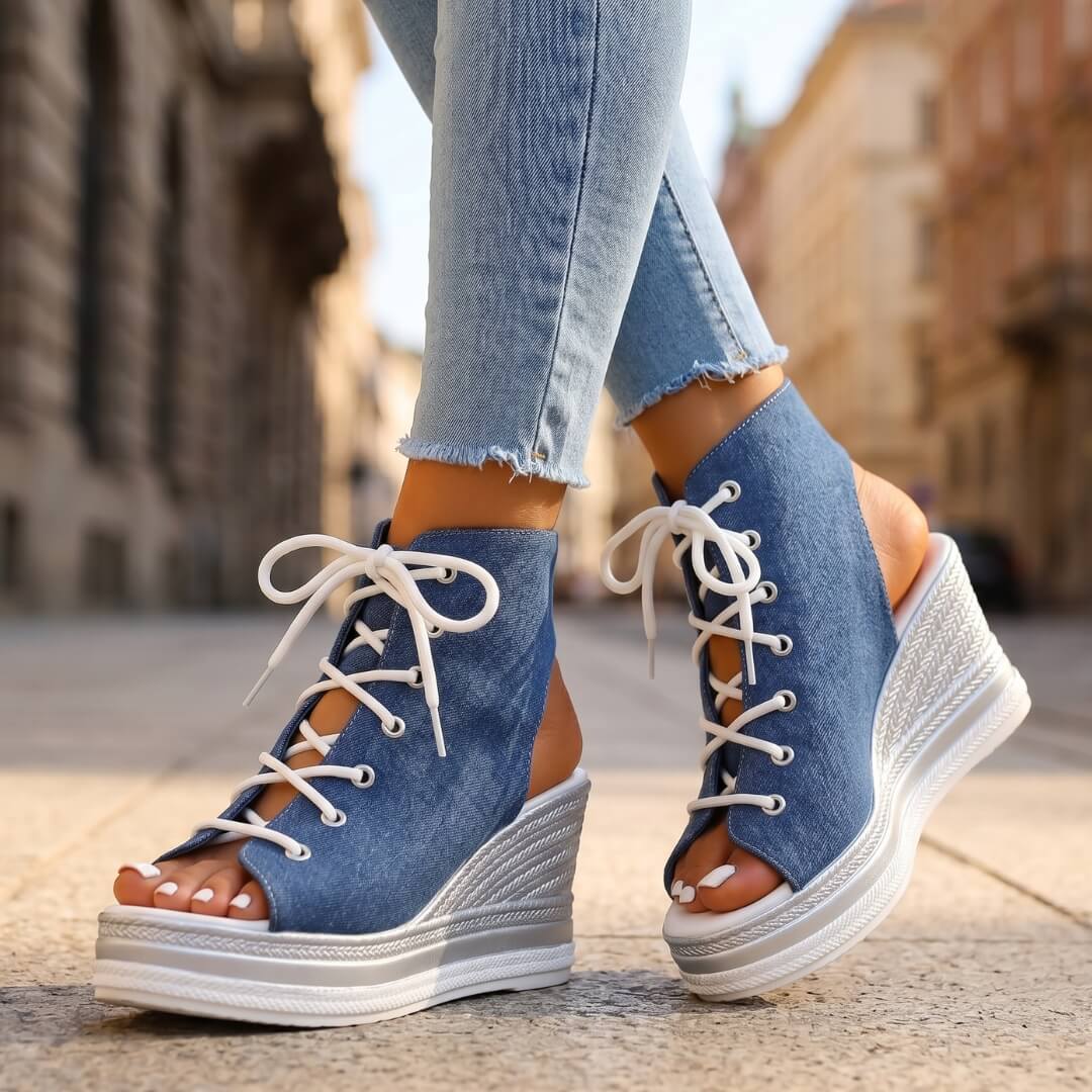 Kanya – Sandale Elegante cu Talpă înaltă