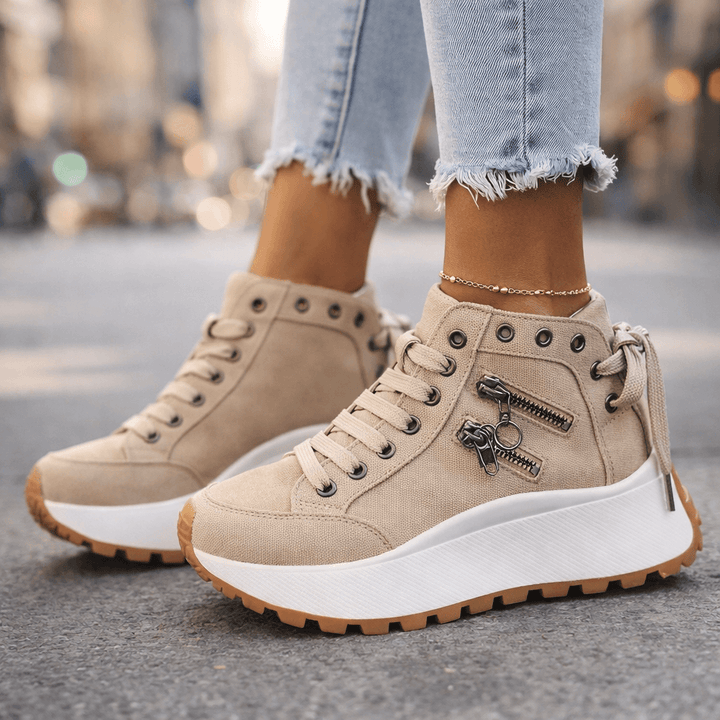 Kamala – Adidași Cu șireturi și Talpă Groasă