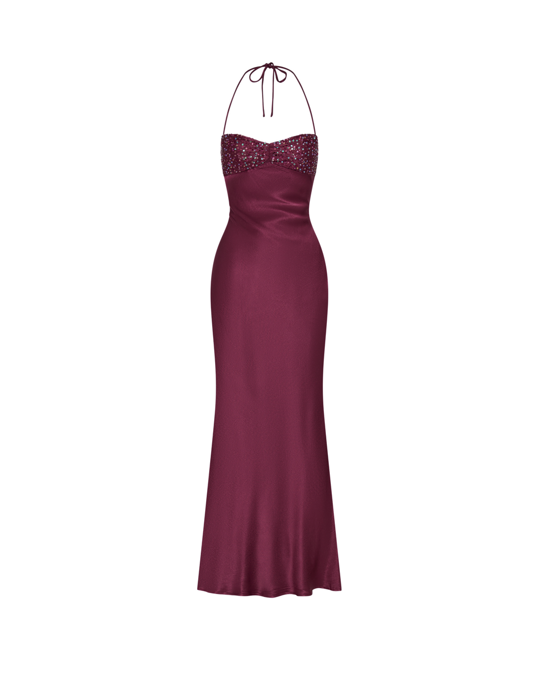 Nilysha - Rochie maxi elegantă fără mâneci