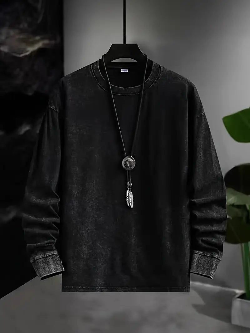 Alden - Cămașă Cu Mâneci Lungi, Inspirată Din Stilul Vintage