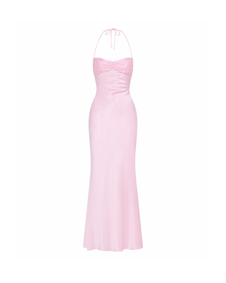 Nilysha - Rochie maxi elegantă fără mâneci
