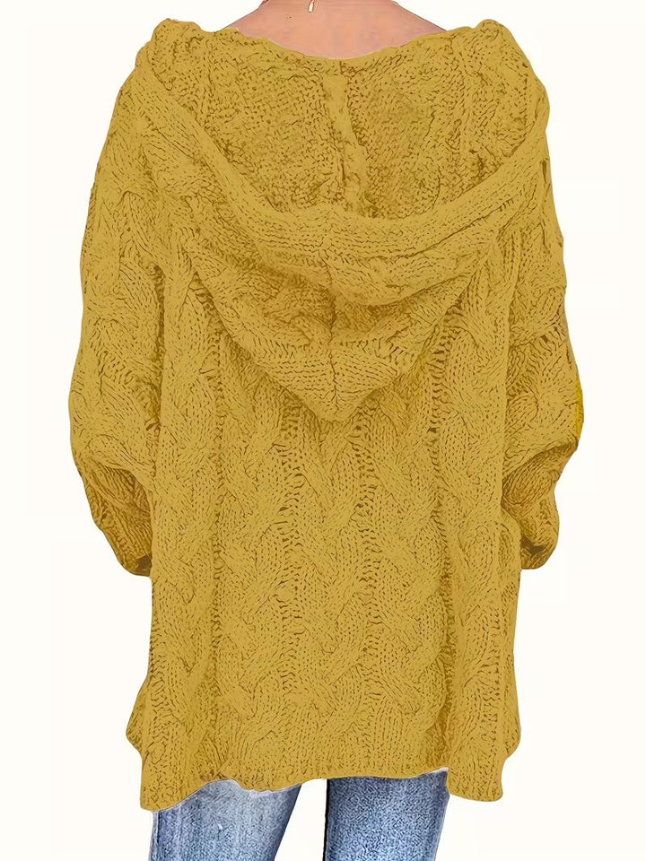 Hailee - Pulover Casuală Cu Mâneci Lungi Din Tricot