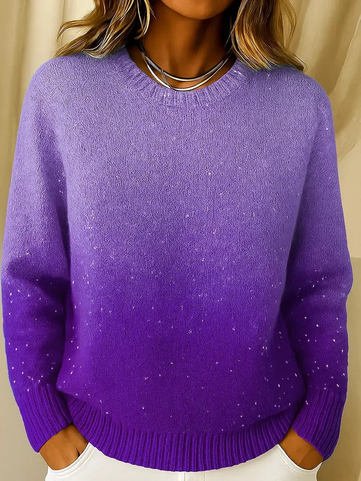 Izabell - Top Elegant Din Tricot Cu Efect De Strălucire